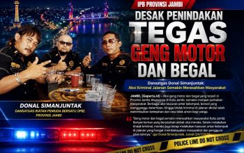 Dansatgas IPB Provinsi Jambi Soroti Maraknya Geng Motor dan Begal di Kota Jambi, Minta Penindakan Tegas
