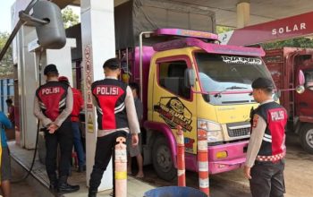 Sat Samapta Polres Banyuasin Intensifkan Patroli dan Monitoring SPBU, Pastikan Distribusi BBM Berjalan Aman
