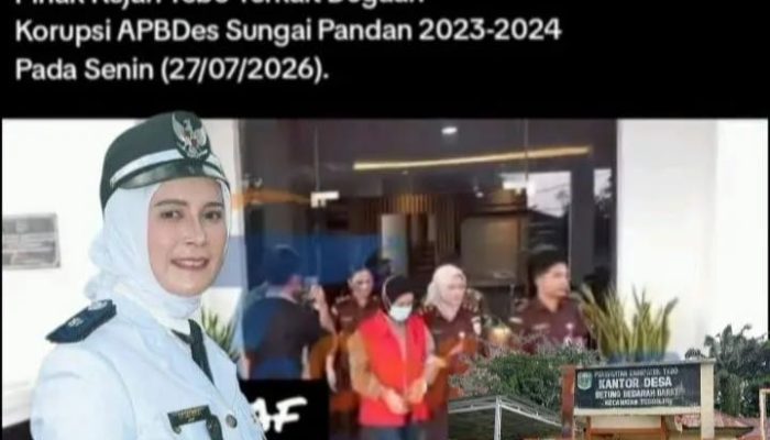 Kades Sungai Pandan Resmi Ditahan, Kejaksaan Tegaskan Komitmen Berantas Korupsi di Kabupaten Tebo