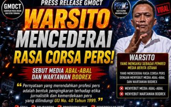 Pernyataan Warsito di Media Sosial Tuai Sorotan, GMOCT Tegaskan Pentingnya Etika Pers dan Penghormatan terhadap Kemerdekaan Pers