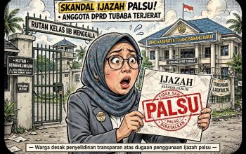 Skandal Ijazah Palsu! Anggota DPRD Tubaba Fraksi Demokrat Dijebloskan ke Rutan Menggala