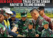 danrem 043/gatam tinjau cetak sawah rakyat di tulang bawang, perkuat ketahanan pangan 12 Screenshot 20260731 0915152