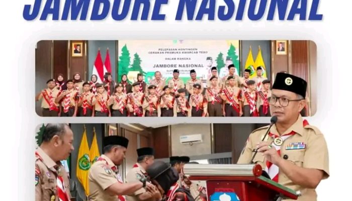 Wabup Tebo Lepas Kontingen Gerakan Pramuka Kwarcab Tebo