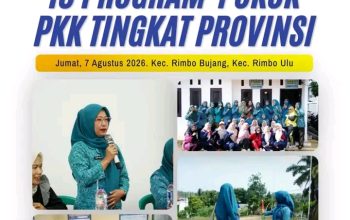 Ketua TP PKK Kabupaten Tebo Lakukan Pembinaan Persiapan Lomba 10 Program Pokok PKK