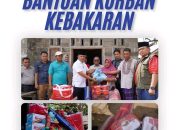 Wabup Tebo Serahkan Bantuan bagi Korban Kebakaran di Desa Malako Intan