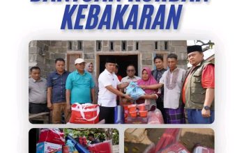 Wabup Tebo Serahkan Bantuan bagi Korban Kebakaran di Desa Malako Intan
