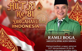 Ramli Boga Ucapkan Selamat HUT ke-81 RI