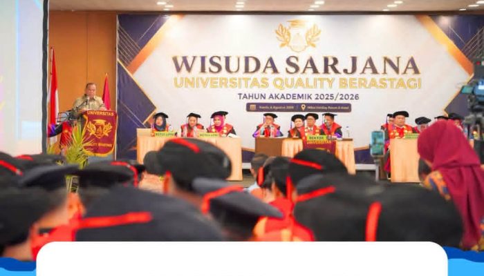 Bupati Karo Dorong Lulusan Universitas Quality Berastagi Jadi Generasi Inovatif dan Berintegritas