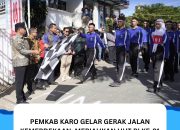 Pemkab Karo Gelar Gerak Jalan Kemerdekaan, Meriahkan HUT RI Ke-81