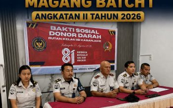 Karutan Menyambut baik kehadiran 16 peserta Magang Nasional Batch I Angkatan II di Rutan Kabanjahe