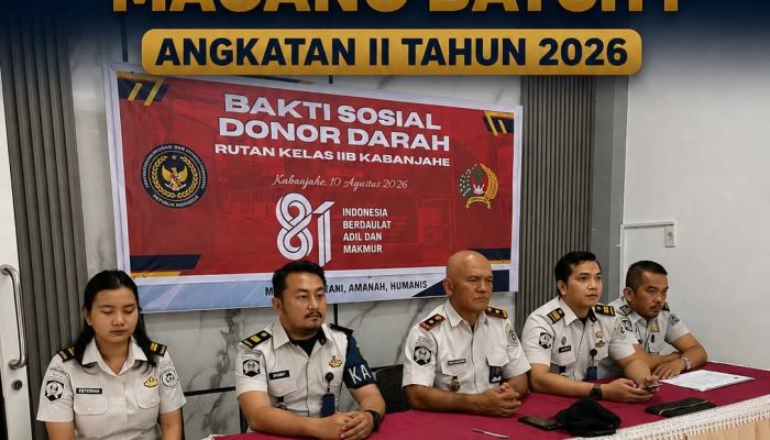Karutan Menyambut baik kehadiran 16 peserta Magang Nasional Batch I Angkatan II di Rutan Kabanjahe