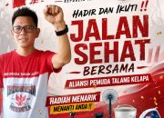 Aliansi Pemuda Talang Kelapa Ajak Masyarakat Semarakkan HUT ke-81 RI Melalui Jalan Sehat Berhadiah