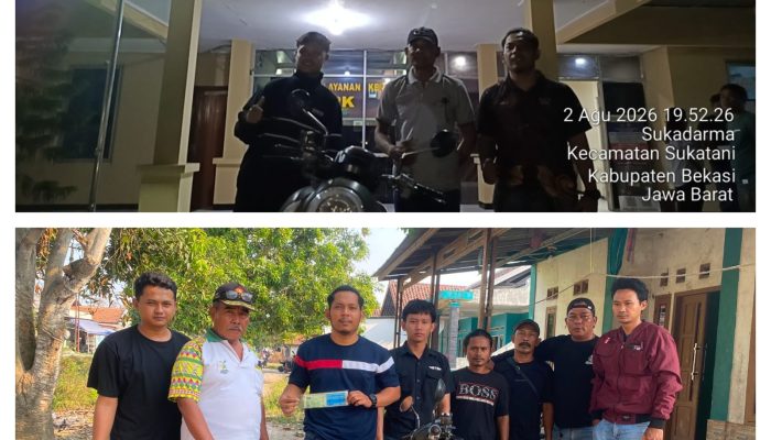 Reskrim Polsek Sukatani: Kasus Penipuan Barang Bukti 1 unit Motor Scoopy Ditemukan