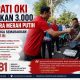 Bupati OKI Bagikan 3.000 Bendera Merah Putih, Ajak Warga Semarakkan HUT Ke – 81 RI