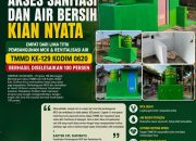 Selangkah Lagi Tuntas,TMMD ke-129 Kodim 0620/Kab.Cirebon Selesaikan 4 dari 5 Titik Pembangunan MCK dan Revitalisasi Air Untuk Masyarakat