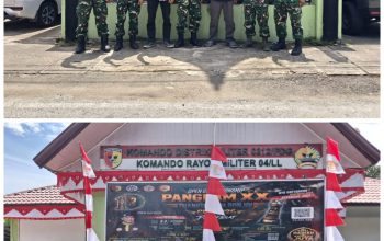 Koramil 04/LL Kodim 013/Padang Ajak Warga Semarakkan HUT Ke-81 RI Sepanjang Agustus