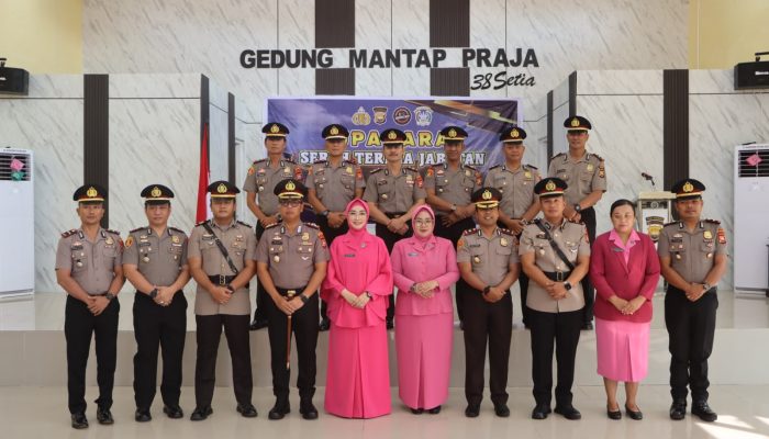 Polres Mukomuko Gelar Sertijab Kasat Lantas, AKP Maulana Beralih Tugas, Iptu Dedi Napitupulu Jabat Kasat Lantas