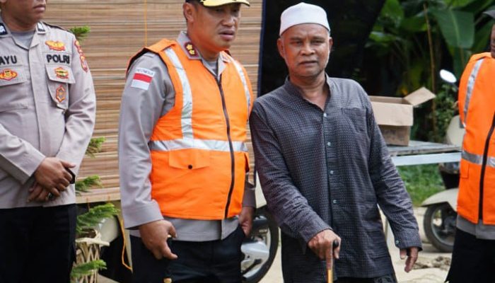 Kapolres Langsa Tinjau Bantuan Renovasi Sumur Bor, 40 Titik Air Bersih Hadir untuk Warga Pascabanjir