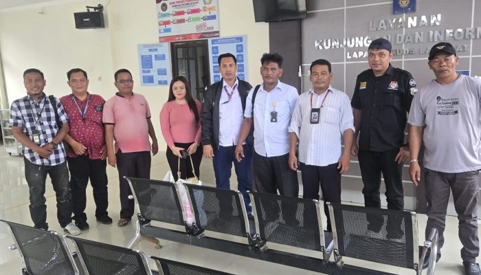 Komandan Garda Kamtibmas Indonesia Sumut Bersama Garda Kamtibmas Langkat Kunjungi Lapas Pemuda Langkat