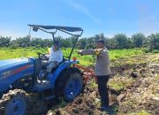 Polsek Kandis Kawal Pengolahan Lahan Jagung Kuartal III, Dukung Swasembada Pangan Nasional