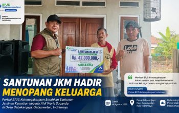 Di Tengah Duka, Perlindungan JKM Hadir Menopang Keluarga Suganda