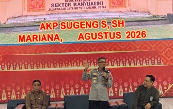 Kapolsek Banyuasin I Bekali 150 Taruna Poltektrans SDP dengan Wawasan Kebangsaan dan Nasionalisme