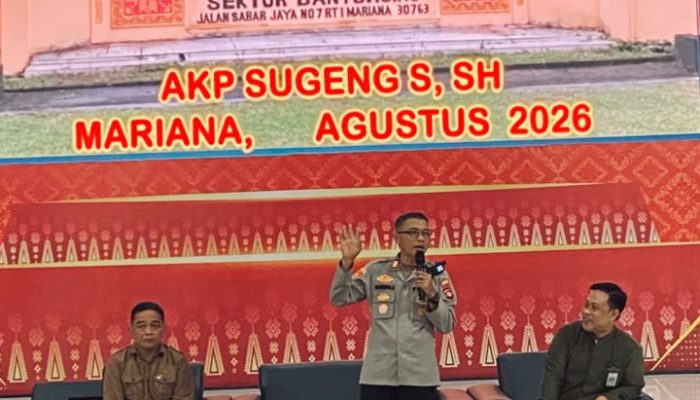 Kapolsek Banyuasin I Bekali 150 Taruna Poltektrans SDP dengan Wawasan Kebangsaan dan Nasionalisme