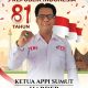 Menyongsong Indonesia Emas 2045 , Ketua DPW APPI Sumut sampaikan pesan kebangsaan di HUT RI Ke-81