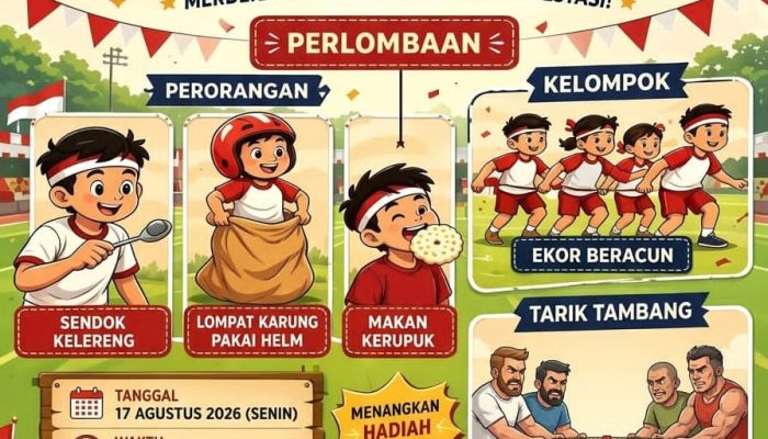 HUT RI ke-81 Forum Geuchik Kecamatan Lhoksukon Gelar Gebyar Perlombaan