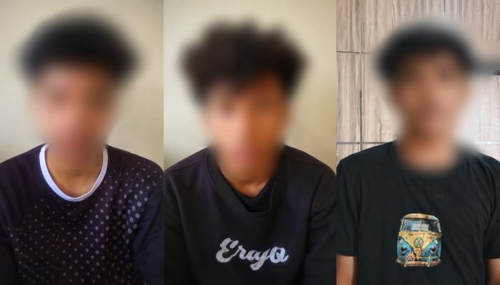 Polresta Cirebon Amankan Tiga Pelaku Tawuran Bersenjata Tajam yang Viral di Media Sosial