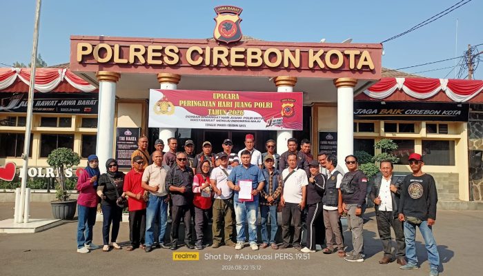 Pokja Jurnalis Polres Cirebon Kota Terbentuk, Arief Yolando ditunjuk Sebagai Ketua Kordinator