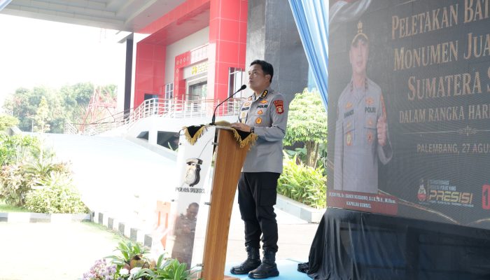Merawat Sejarah dan Semangat Perjuangan, Polda Sumsel Bangun Monumen Juang Polisi