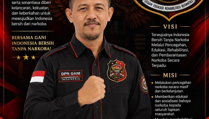 Wiwit Priono Terpilih sebagai Sekjen DPN GANI, Bawa Semangat Baru: Cegah Narkoba, Selamatkan Generasi