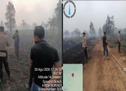 Polres Banyuasin Lakukan Ground Check Titik Hotspot di Area Rawa Desa Seri Kembang