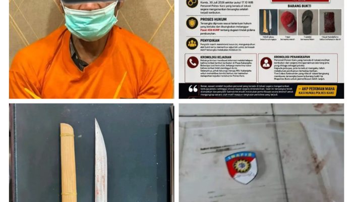 Diduga Tikam Pria hingga Tewas di Plaza Kabanjahe, Pelaku Diamankan Beberapa Menit Setelah Kejadian