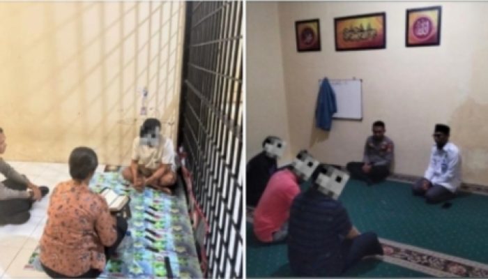 Wujud Kepedulian Tulus, Polres Buru Laksanakan Binrohtal, Sentuhan Hati Mengembalikan Harapan Para Tahanan