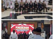 Paskibraka Jombang Malam Ini Dikukuhkan,Bupati H,Warsubi SH.Msi.Dengan Semangat Generasi Muda Menjaga Merah Putih.