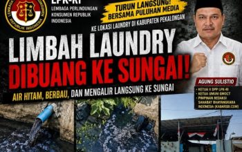 Puluhan Media Saksikan Aliran Limbah Laundry ke Sungai, Agung Sulistio Hubungi Menteri LH: DLH Pekalongan Jangan Tutup Mata!