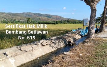 Sengketa Lahan Di Savanajaya : Sertifikat No. 519 Milik Bambang Setiawan Masih Diperkarakan, Ahli Waris Tolak Ganti Rugi Rp 100 Juta