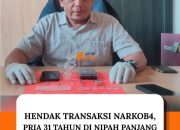 Satuan Reserse Narkoba polres Tanjung Jabung Timur menangkap H.seoramg penyalagunaan Narkoba di Nipah panjang