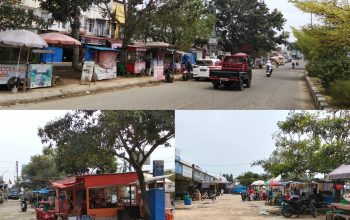 Kami Belum Merdeka Kata Masyarakat Penjual Di pinggir jalan Unit Dua Rimbo Bujang Kami Masih Dijajah Oleh Biaya Retribusi Kapan Kami Merdeka.