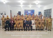 Bupati Karo Lantik 20 kepala sekolah SD dan SMP Negeri di Kabupaten Karo