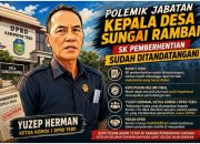 Ketua Komisi I DPRD Tebo Tegaskan, Pemberhentian Kades Tergantung Pemerintah Daerah