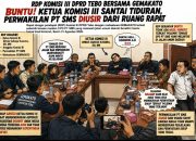RDP DPRD Tebo Bersama GEMAKATO Buntu, Sikap Santai Ketua Komisi III Jadi Sorotan