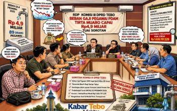 RDP Komisi III DPRD Tebo : Beban Gaji Pegawai PDAM Tirta Muaro Capai Rp4,9 Miliar Tuai Sorotan