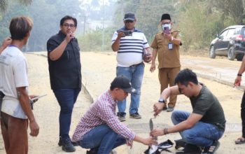 Komisi III DPRD Tebo Tinjau Dua Proyek Rekonstruksi Jalan, Temuan di Lapangan Jadi Catatan