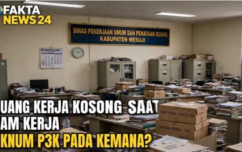 Puluhan PPPK Paruh Waktu Dinas PU PR Kabupaten Mesuji Diduga Indisipliner