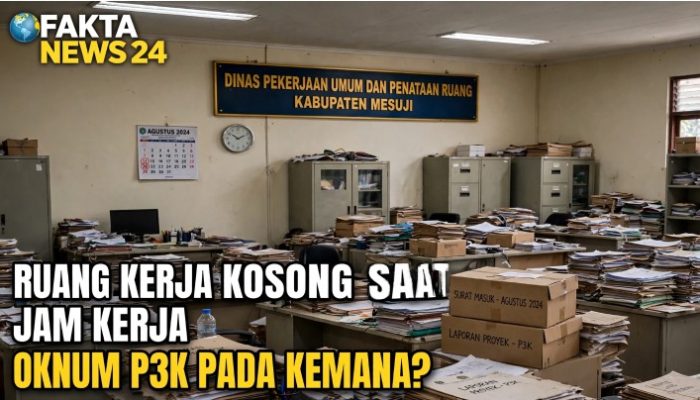 Puluhan PPPK Paruh Waktu Dinas PU PR Kabupaten Mesuji Diduga Indisipliner