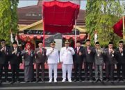 Bupati Ishak Pimpin Upacara HUT Ke-81 RI di Pendopo Amangkurat, Ajak Seluruh Elemen Bangun Tegal Maju