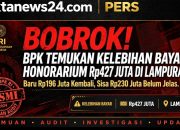 BPK Bongkar Skandal Honorarium di Lampung Utara Kelebihan Bayar Rp427 Juta Baru Rp196 Juta Dikembalikan